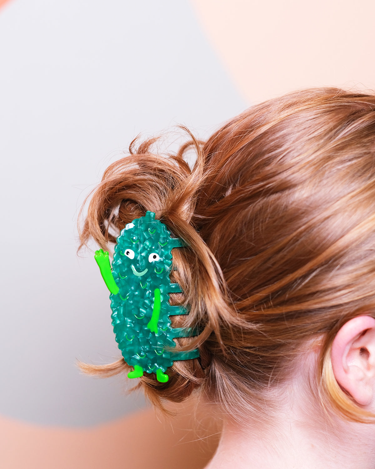 Pickle Queen Hair Claw Clip