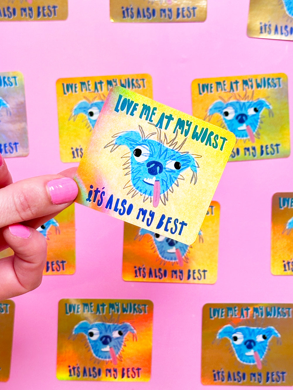 Love Me Sticker