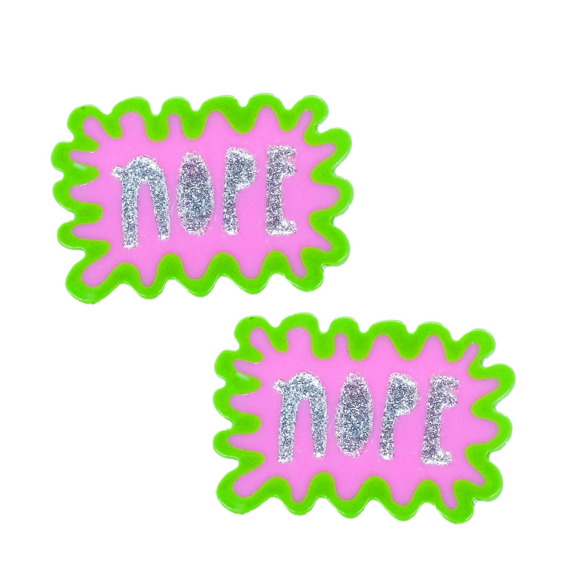 Nope Hair Clips