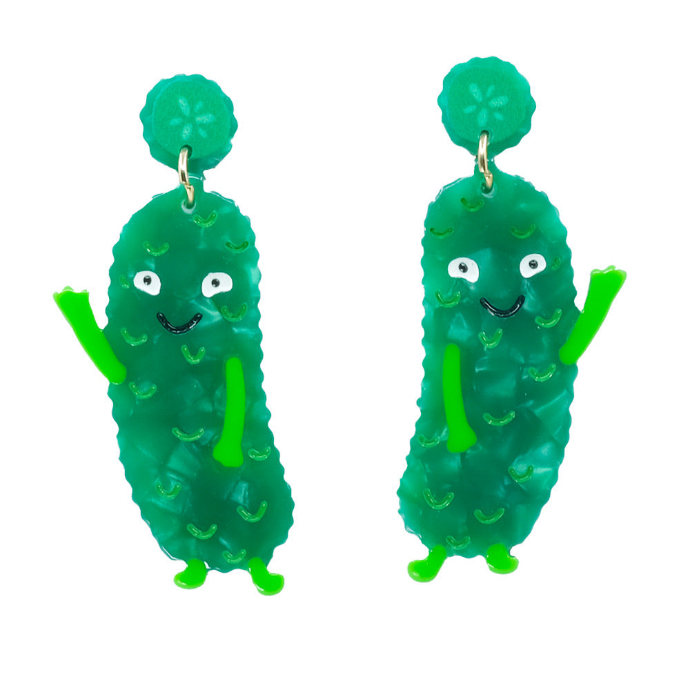 Pickle Dingle Dangle Earrings