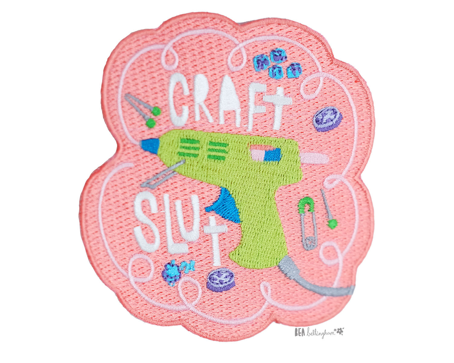 Craft Slut Iron on Patch