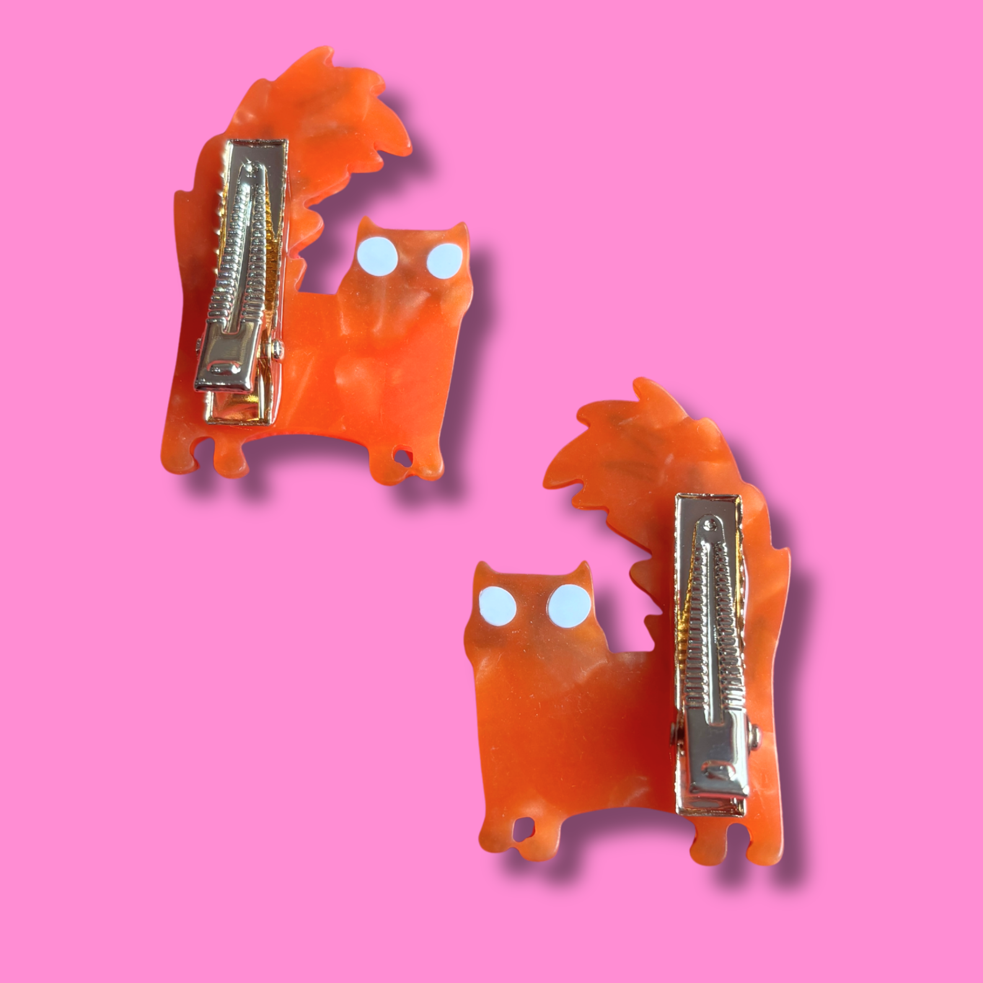 Azz Hole Angry Cat Hair Slide Clips