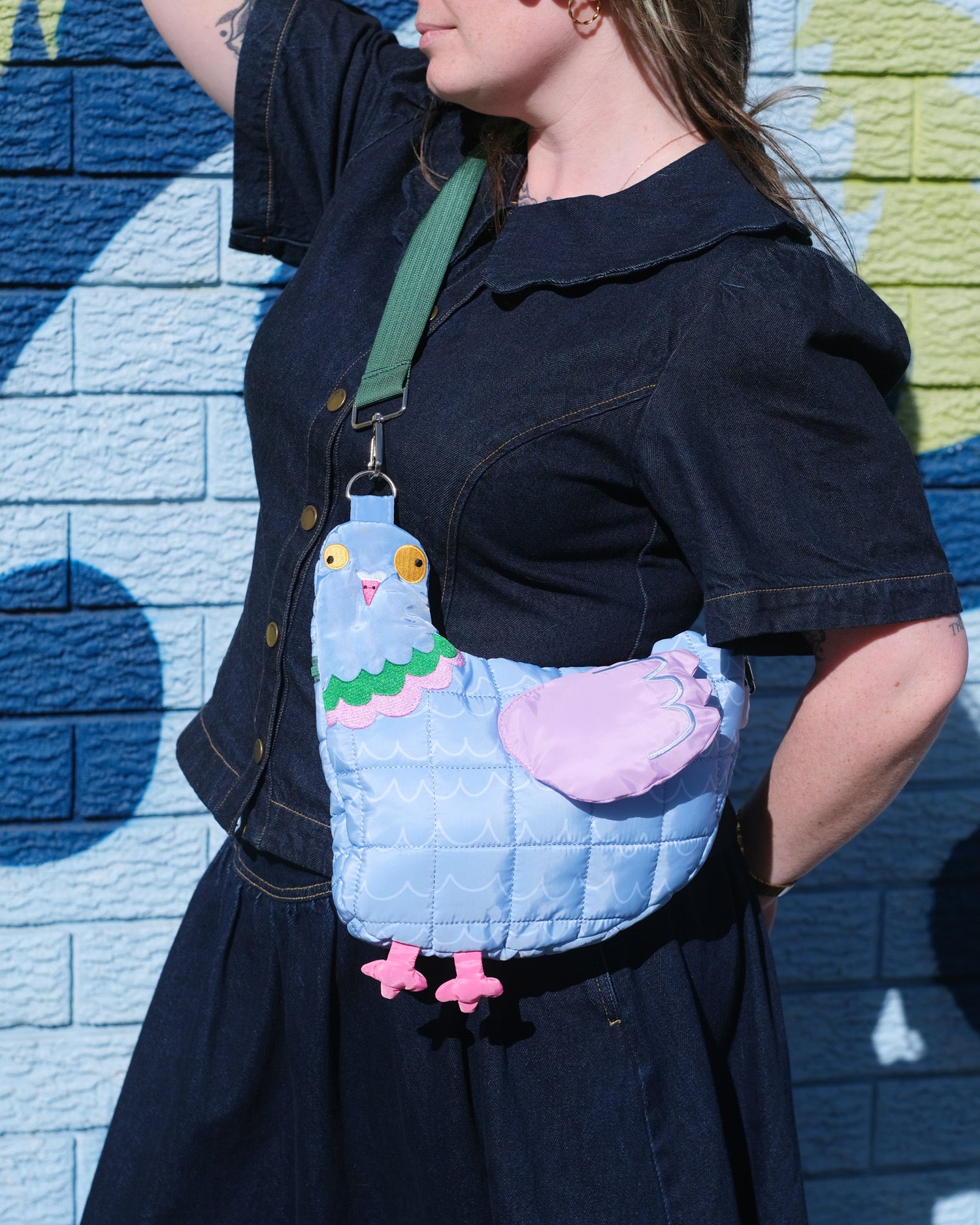 PREORDER Bird Brain Pigeon Crossbody Bag