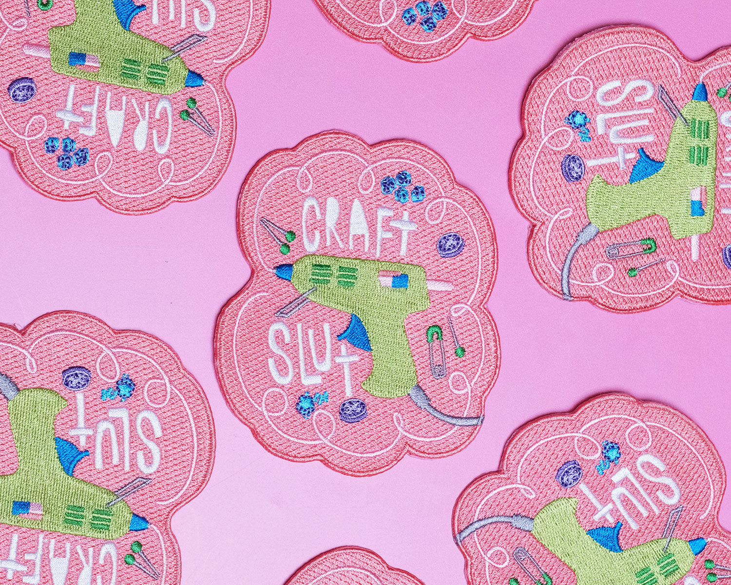 Craft Slut Iron on Patch
