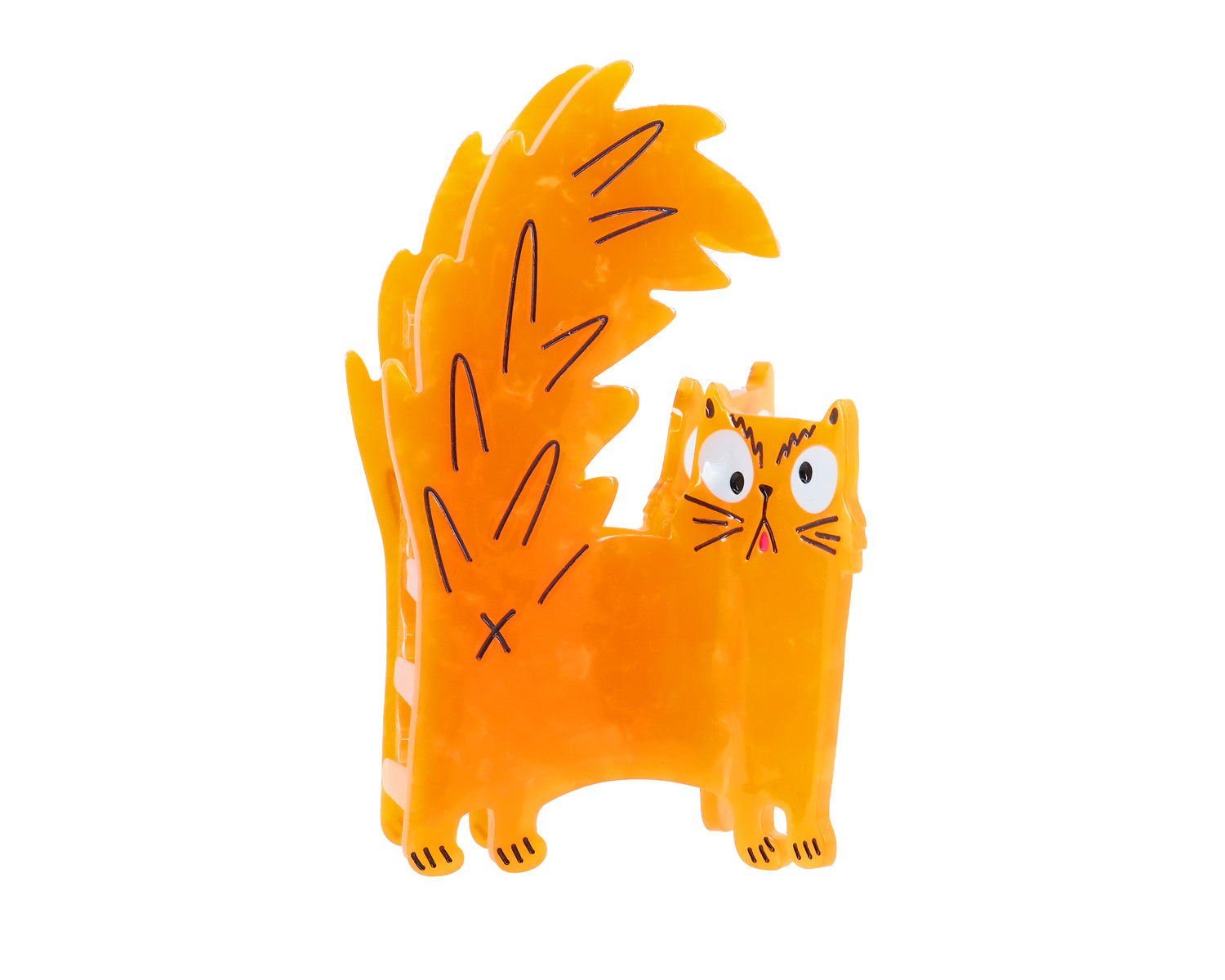 Azz Hole Angry Cat Hair Claw Clip