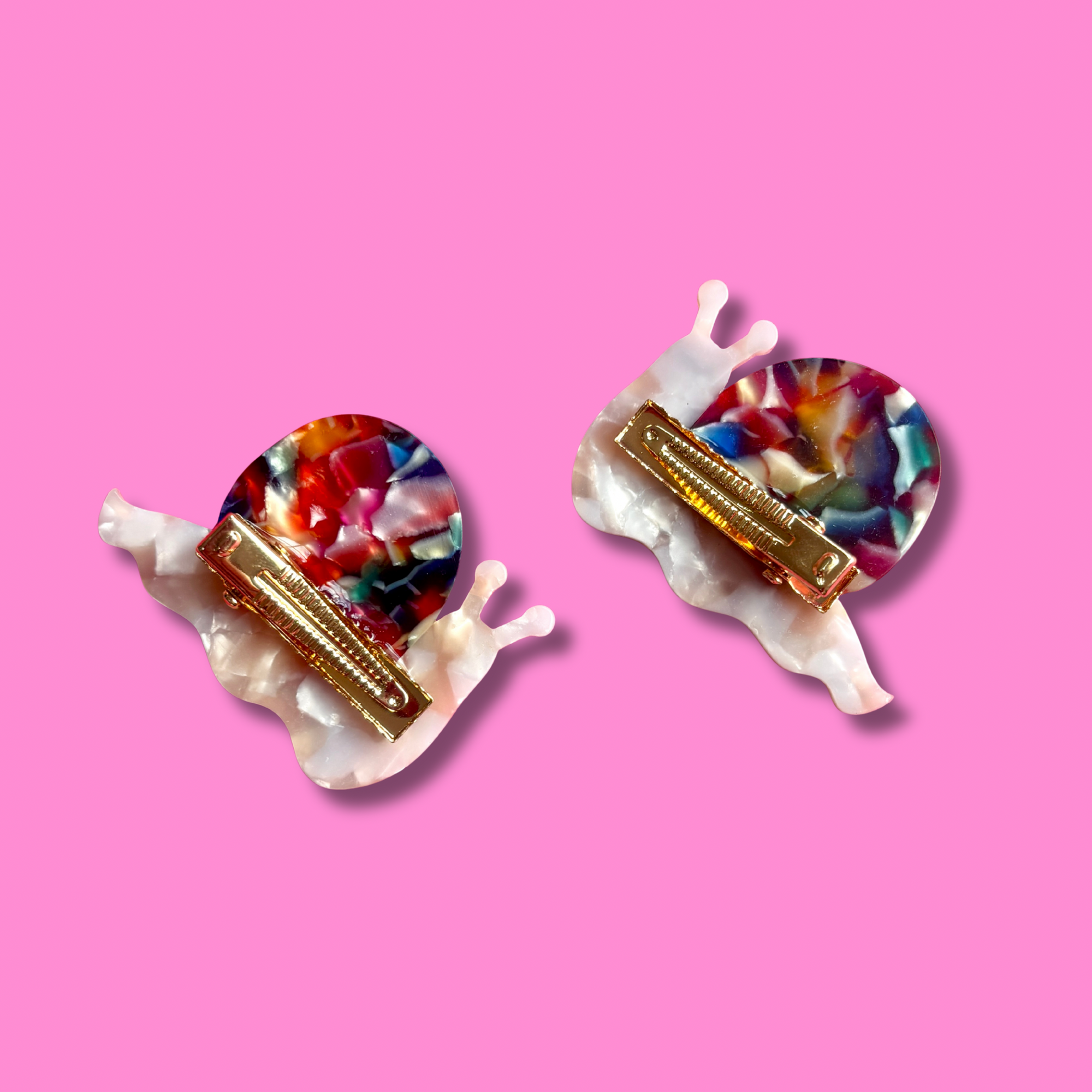 Happy Snail Hair Slide Clips