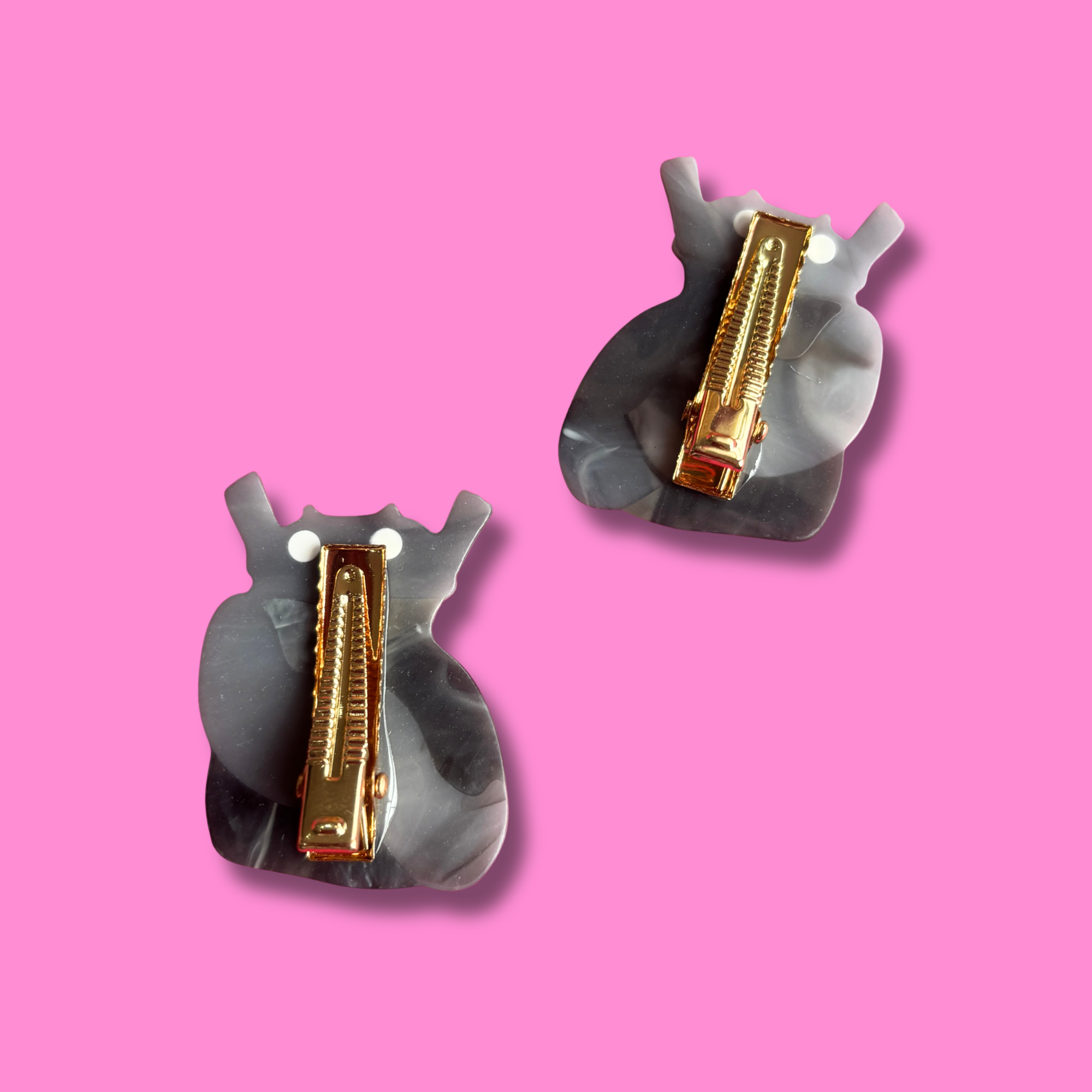WTF Racoon Hair Slide Clips