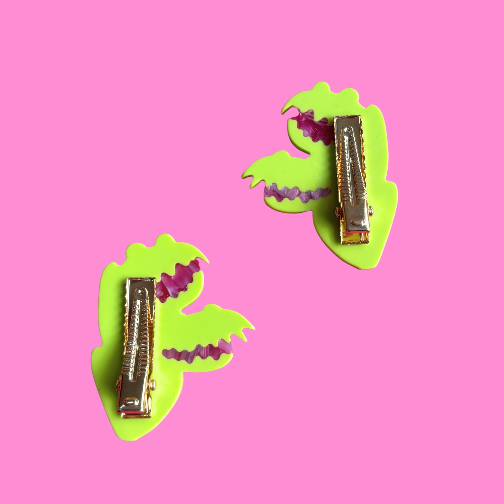 Venus Fly Trap Hair Slide Clips