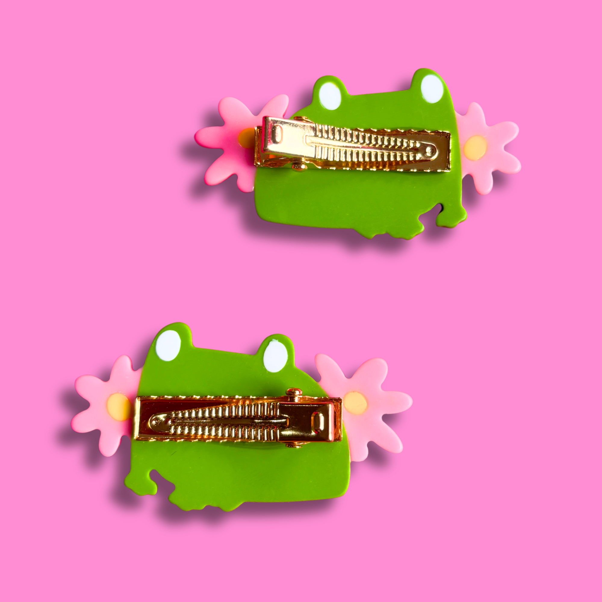 Princess Frog Hair Slide Clips