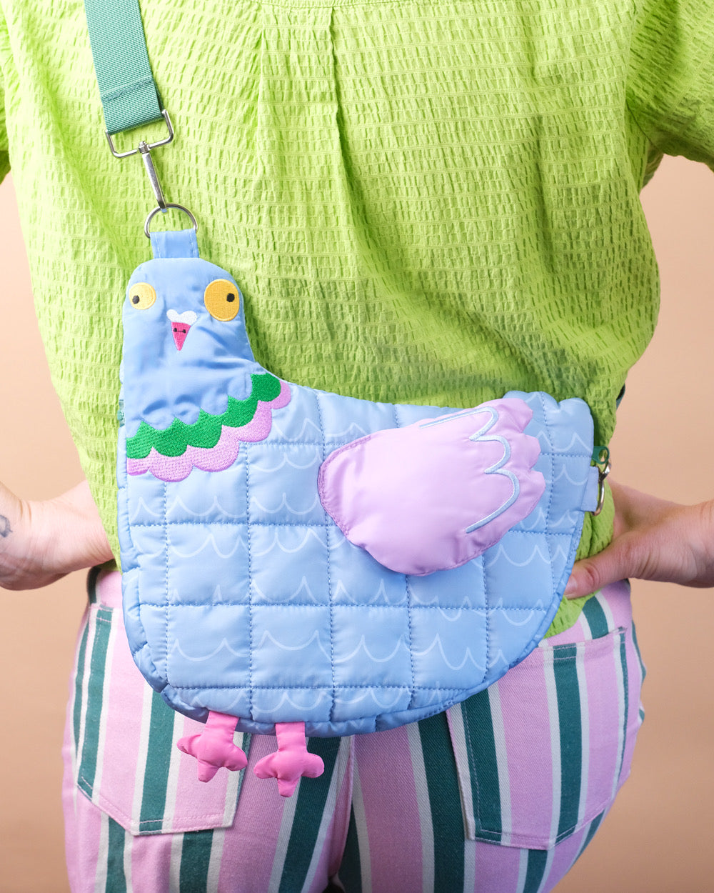 PREORDER Bird Brain Pigeon Crossbody Bag