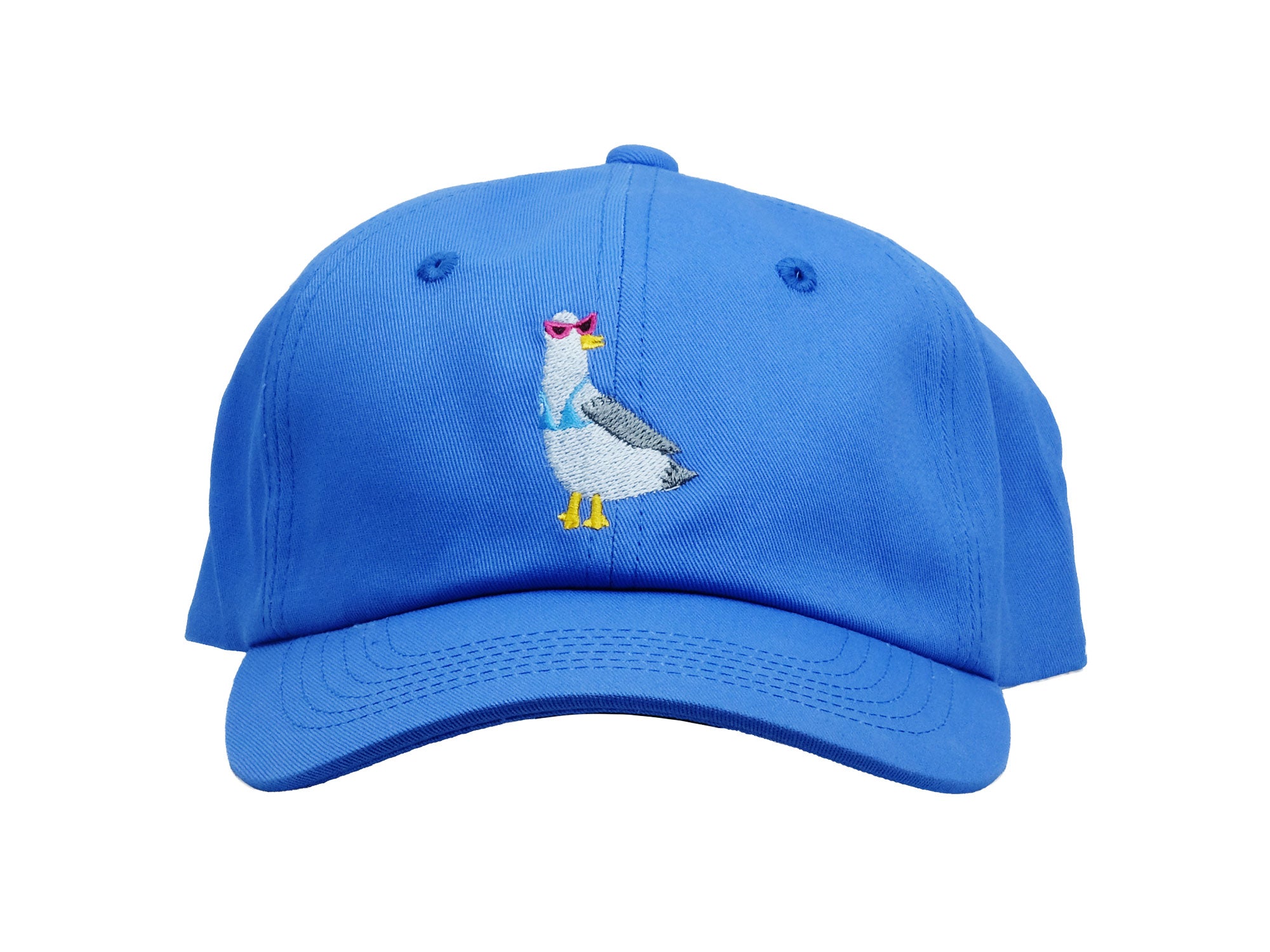 Hot Gull Summer Dad Hat in Blue
