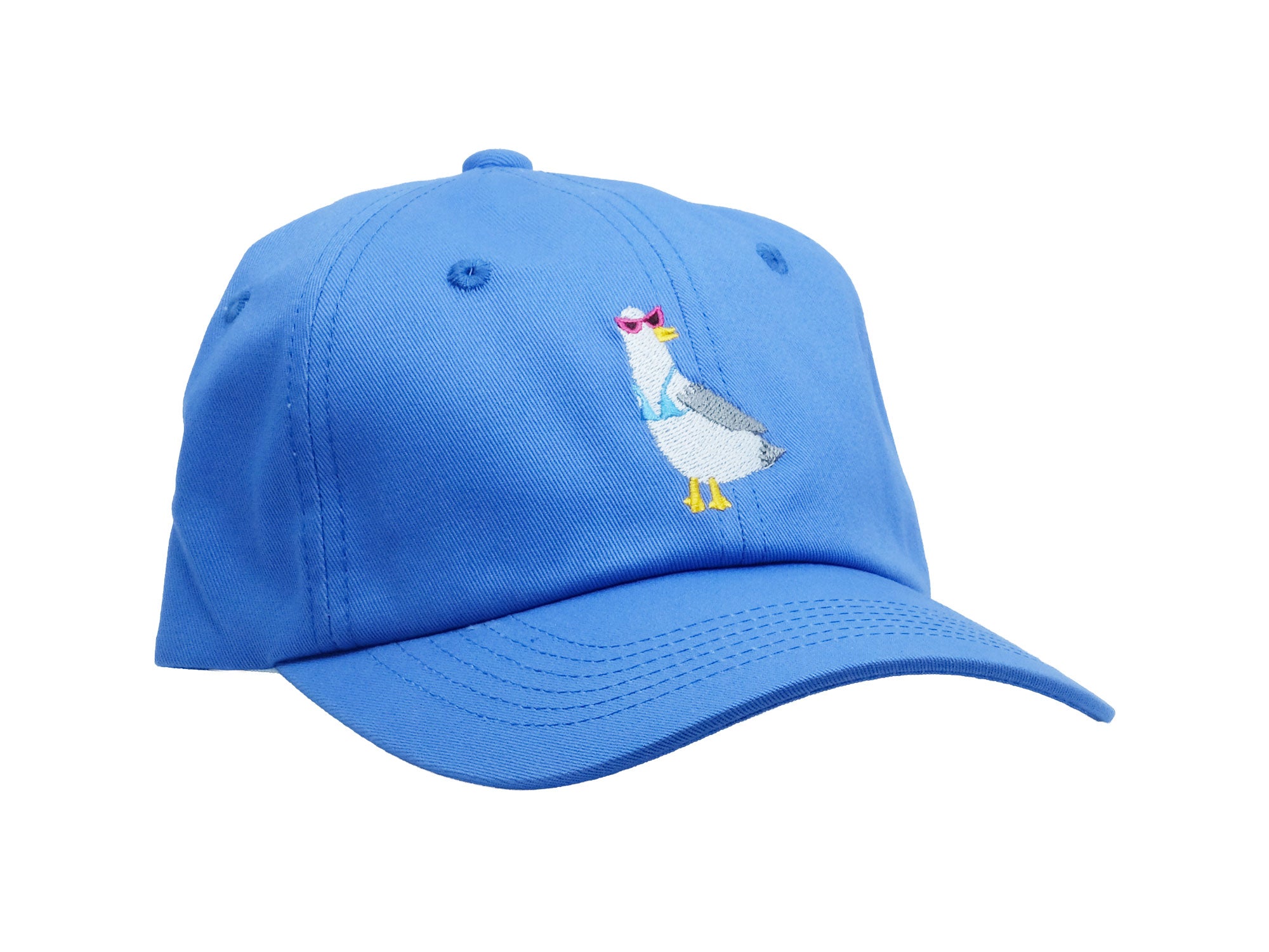 Hot Gull Summer Dad Hat in Blue