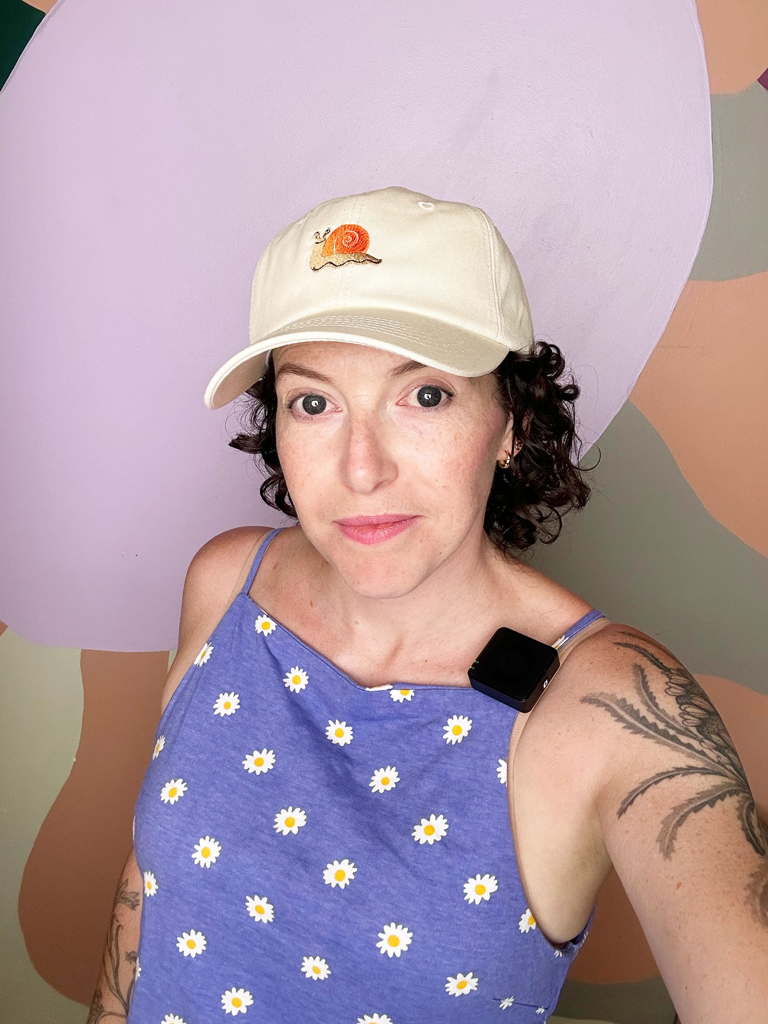 Snail Dad Hat in Cream