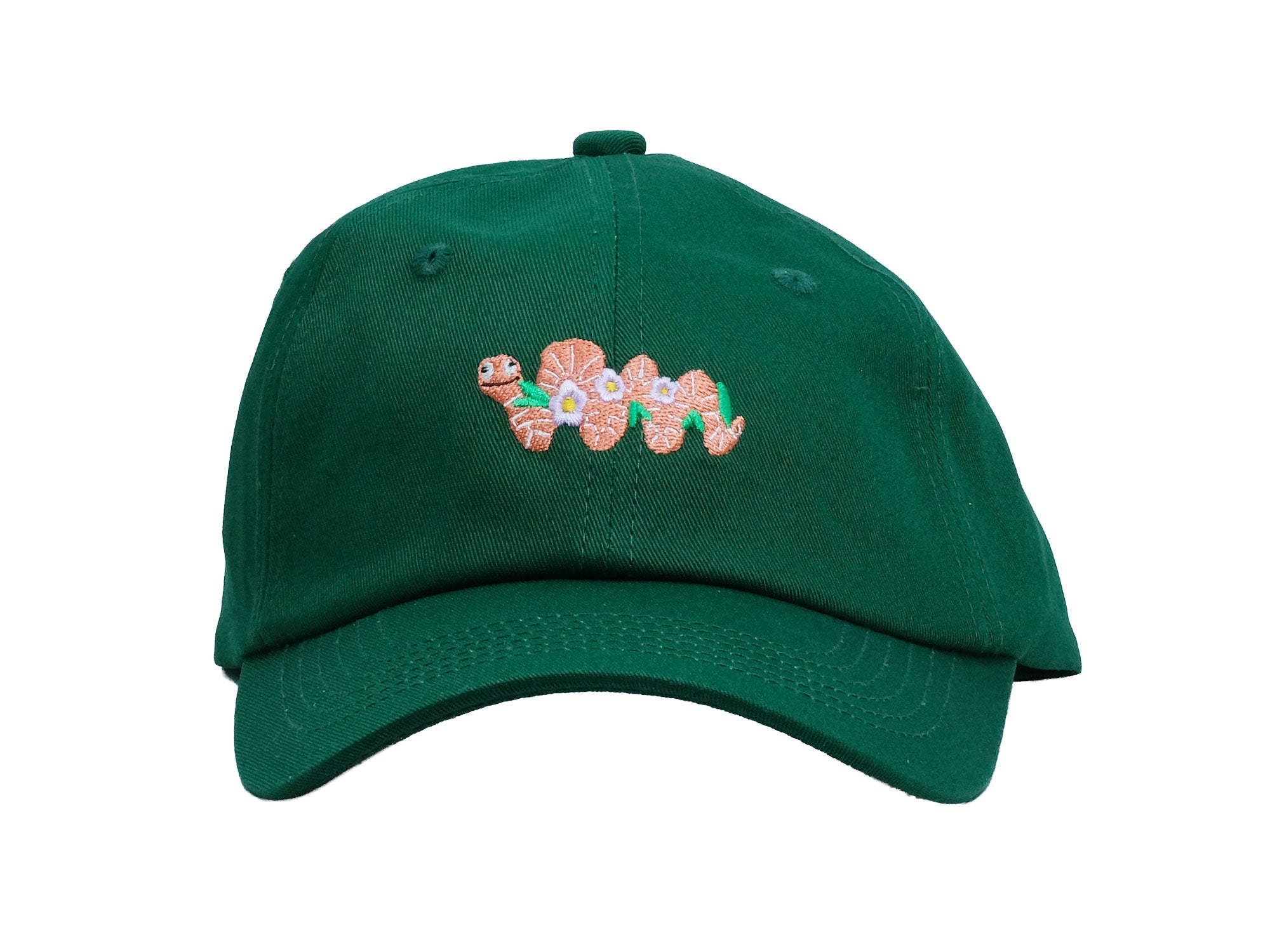 Worm Dad Hat in Forest Green
