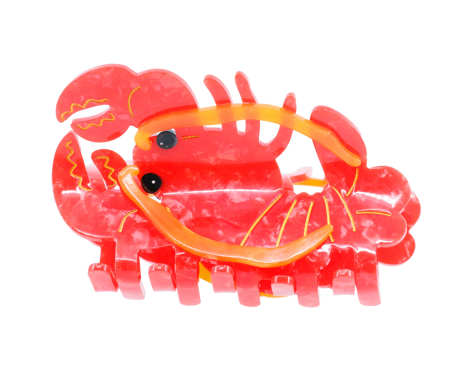 Lovely Lobster Hair Claw Clip