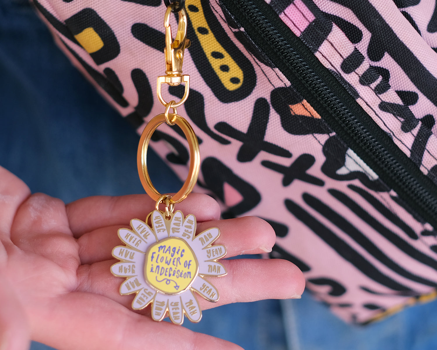 Magic Flower of Indecision Key Ring