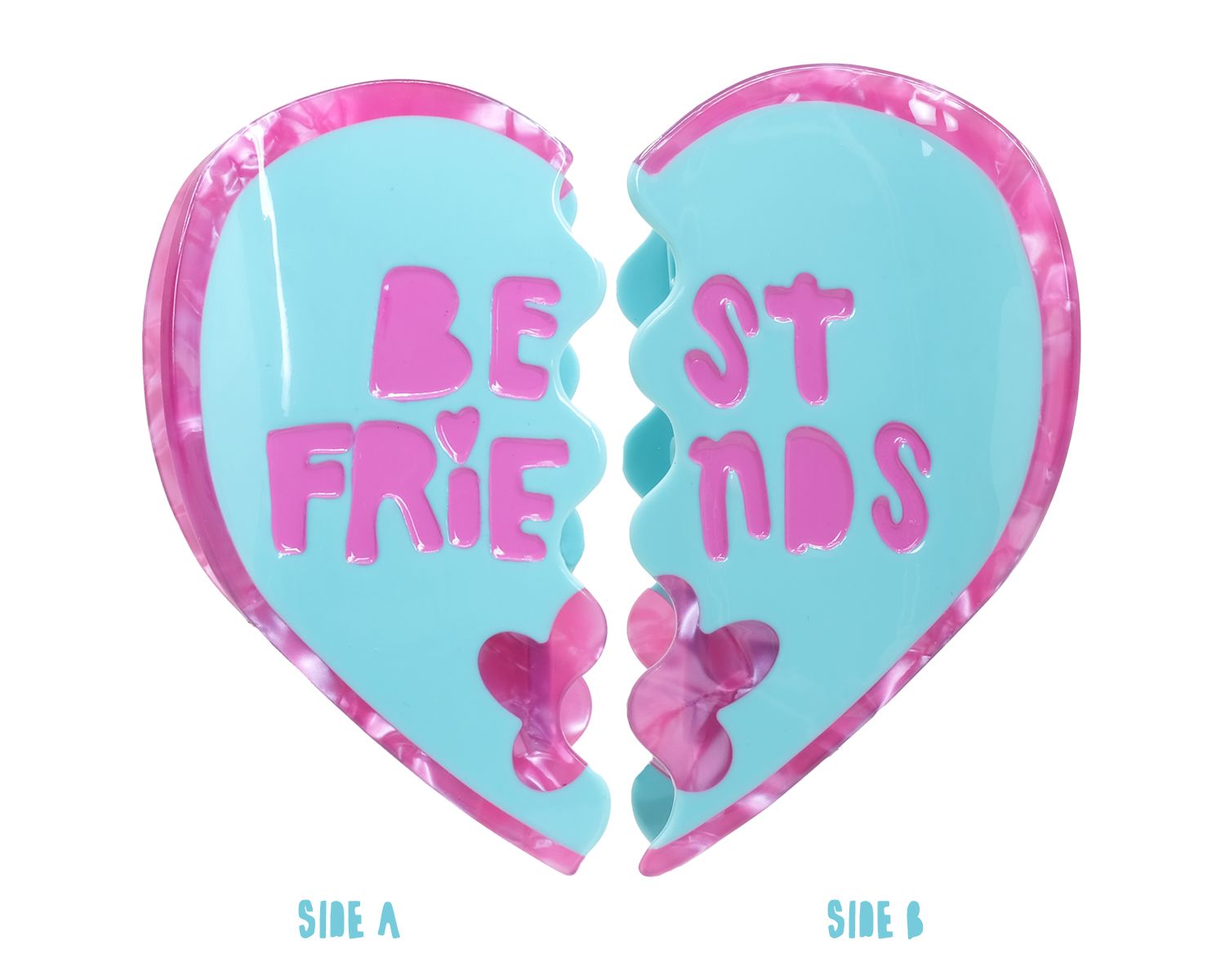 Best Friends Hair Claw Clip