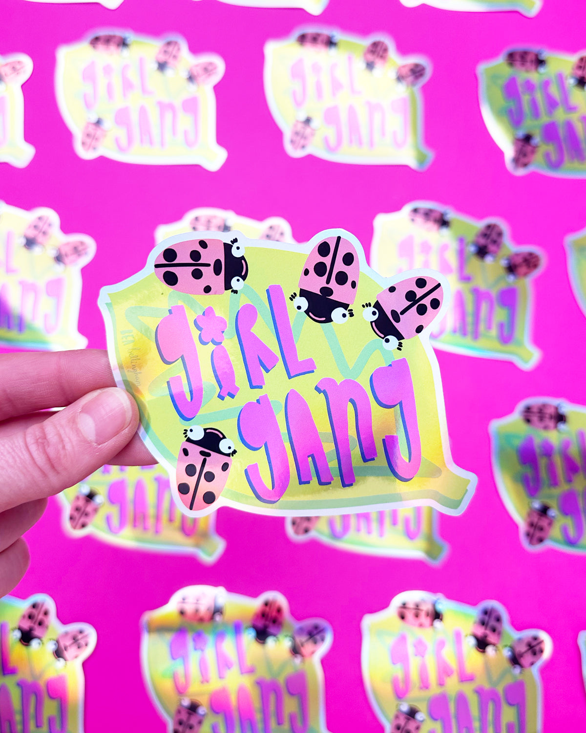 Girl Gang Ladybugs Sticker
