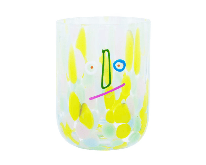 Funfetti Faces glassware tumbler PREORDER!