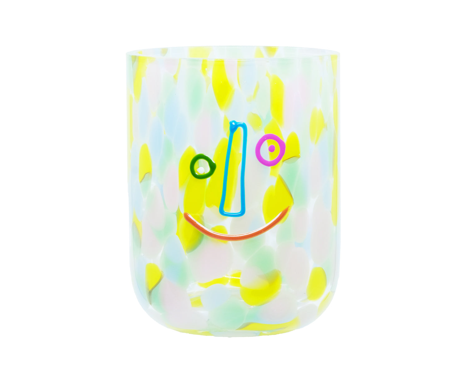 Funfetti Faces glassware tumbler PREORDER!