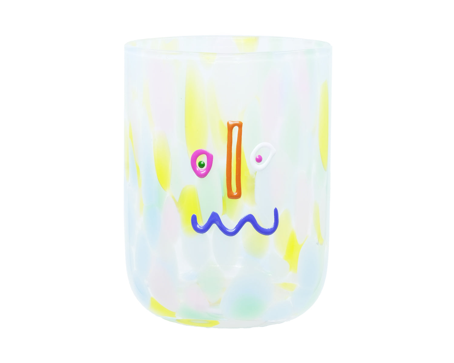 Funfetti Faces glassware tumbler PREORDER!