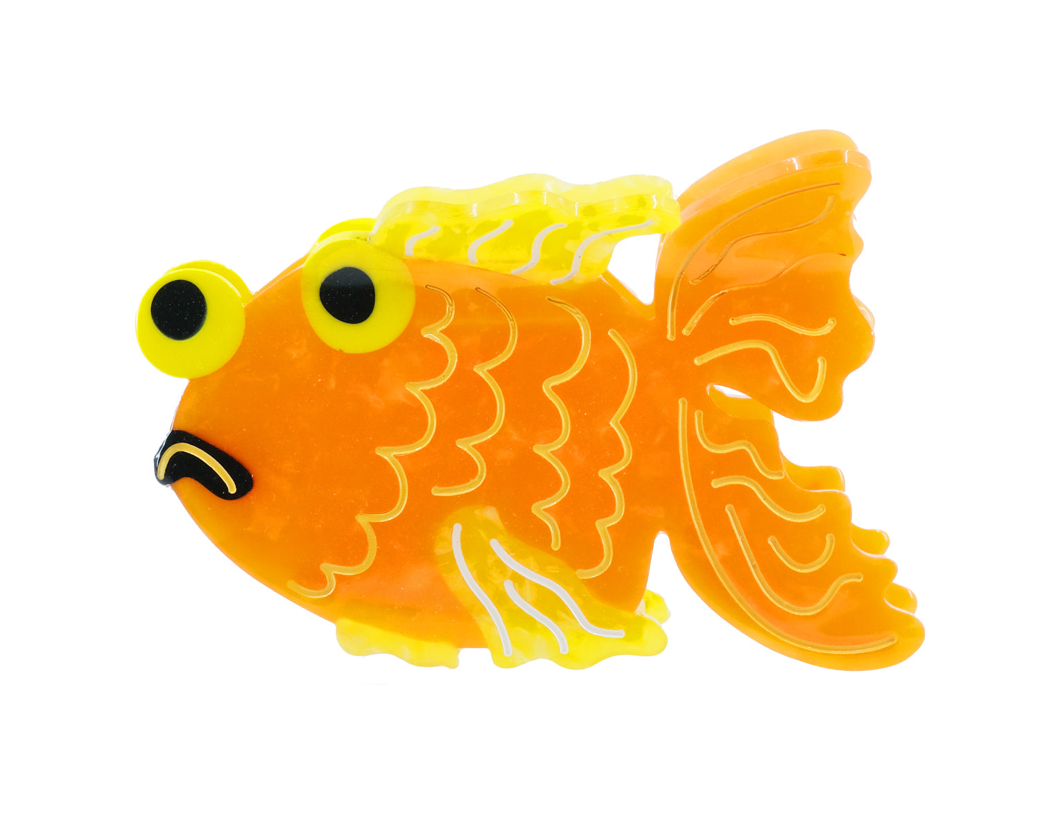 Forgetful Goldfish Hair Claw Clip