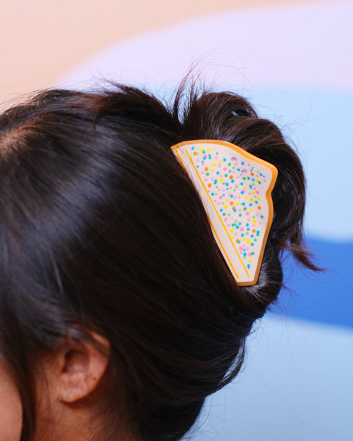 Fairy Bread Sprinkles Hair Claw Clip