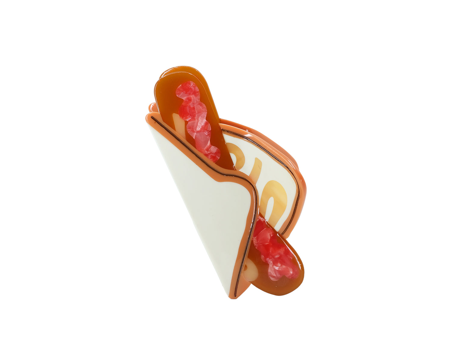 Sausage Sizzle Hot Dog Hair Claw Clip