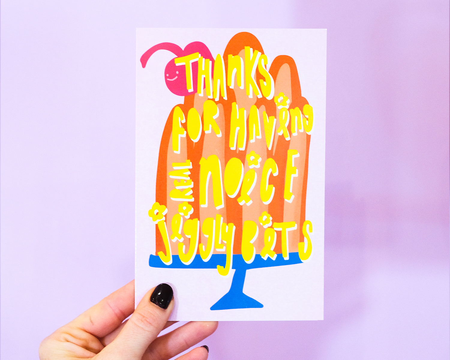 Jiggly Bits - Greeting Card