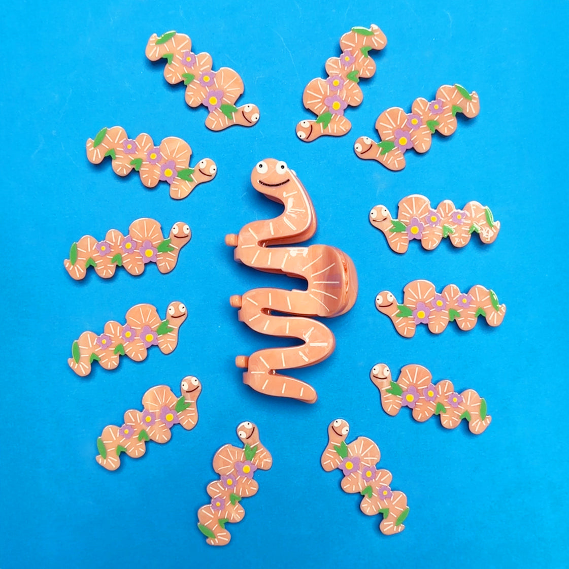 Mini Worm Clips - our best seller had twins!