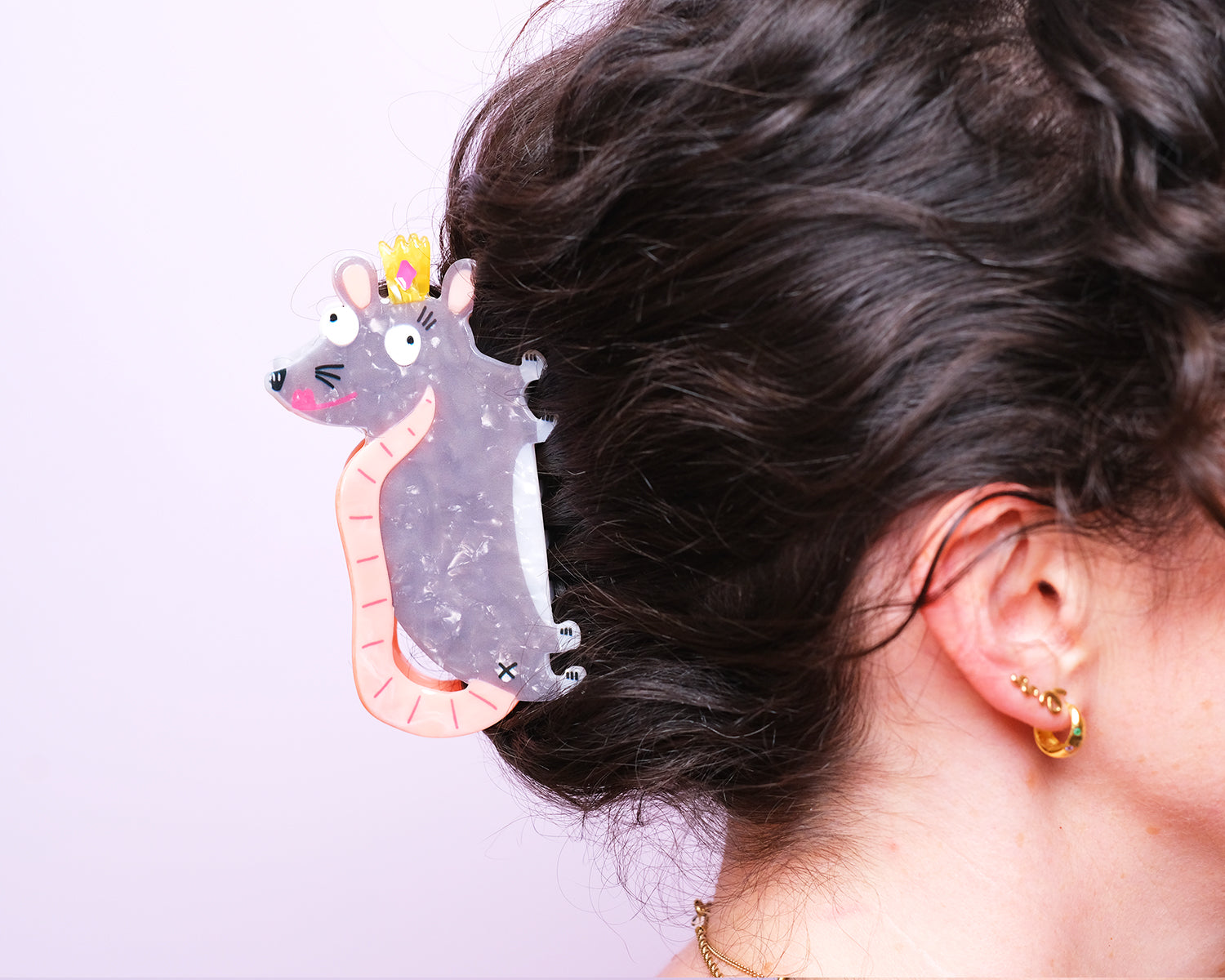 Rat Queen Hair Claw Clip