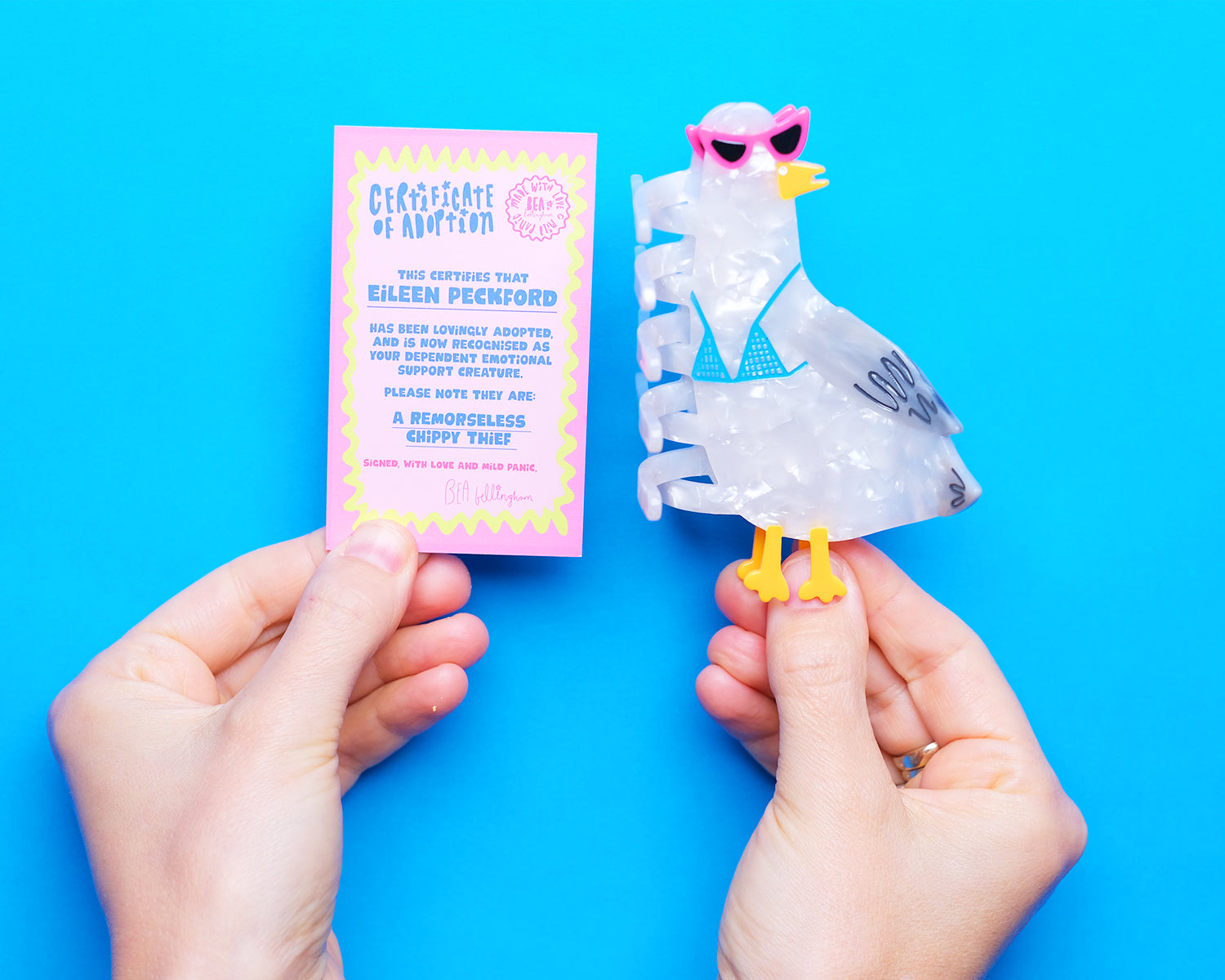 Hot Gull Summer Seagull Hair Claw Clip