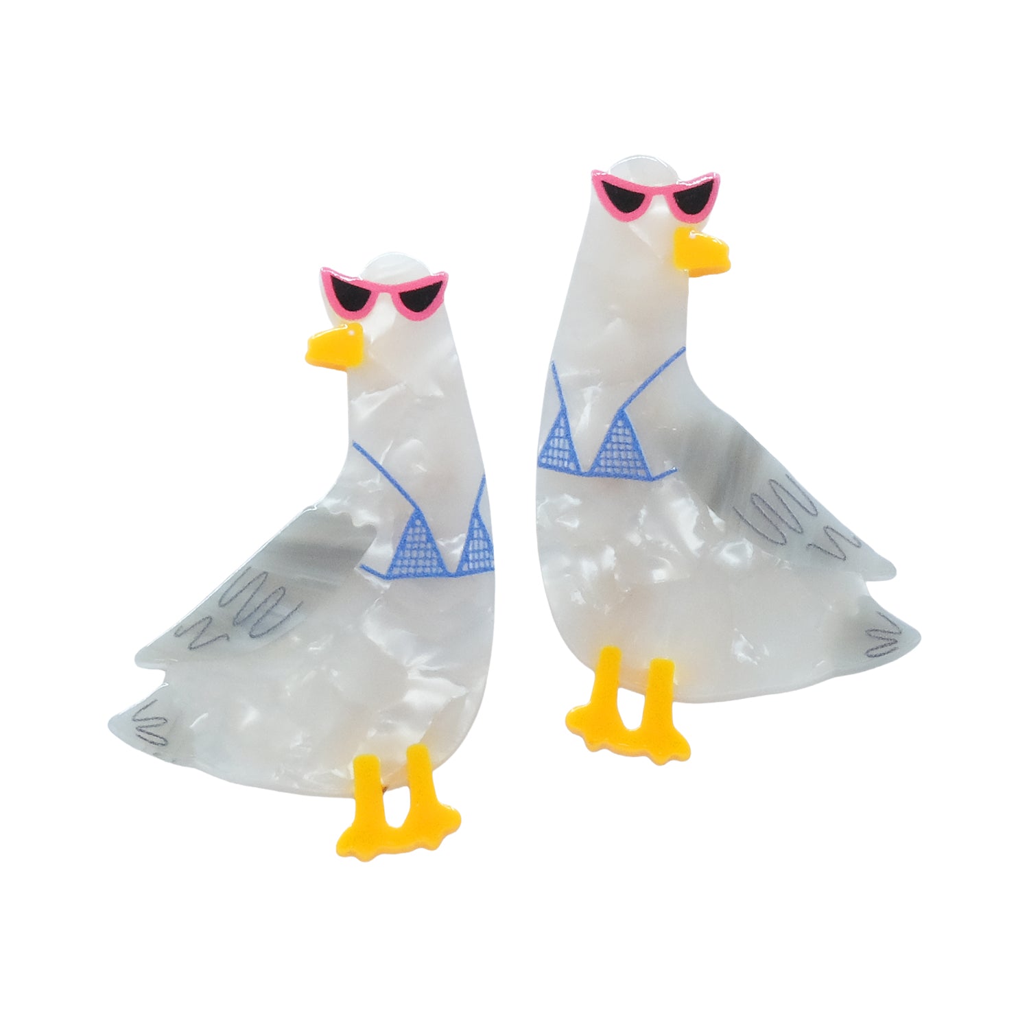 Hot Gull Summer Seagull Hair Slide Clips