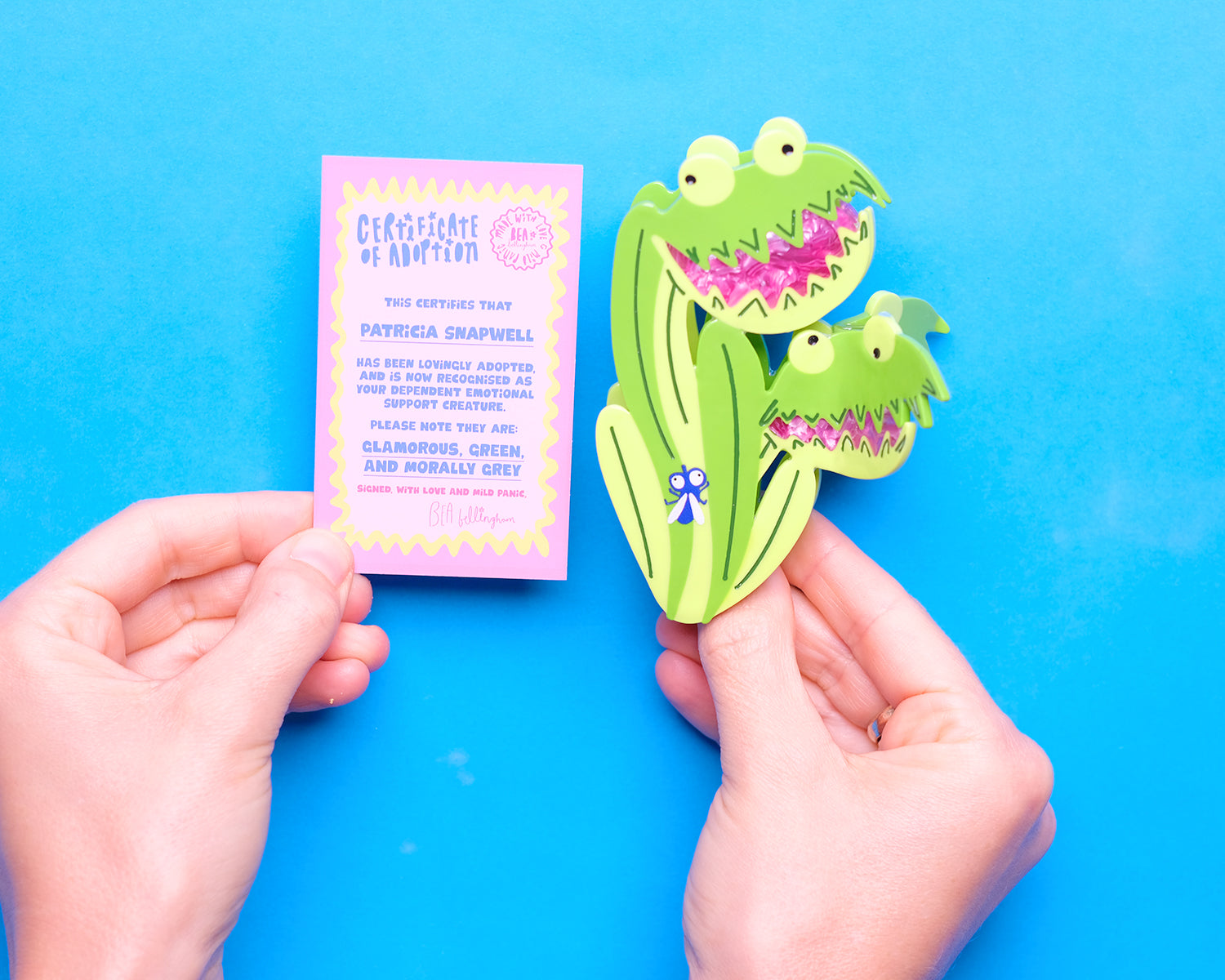 Venus Fly Trap Hair Claw Clip