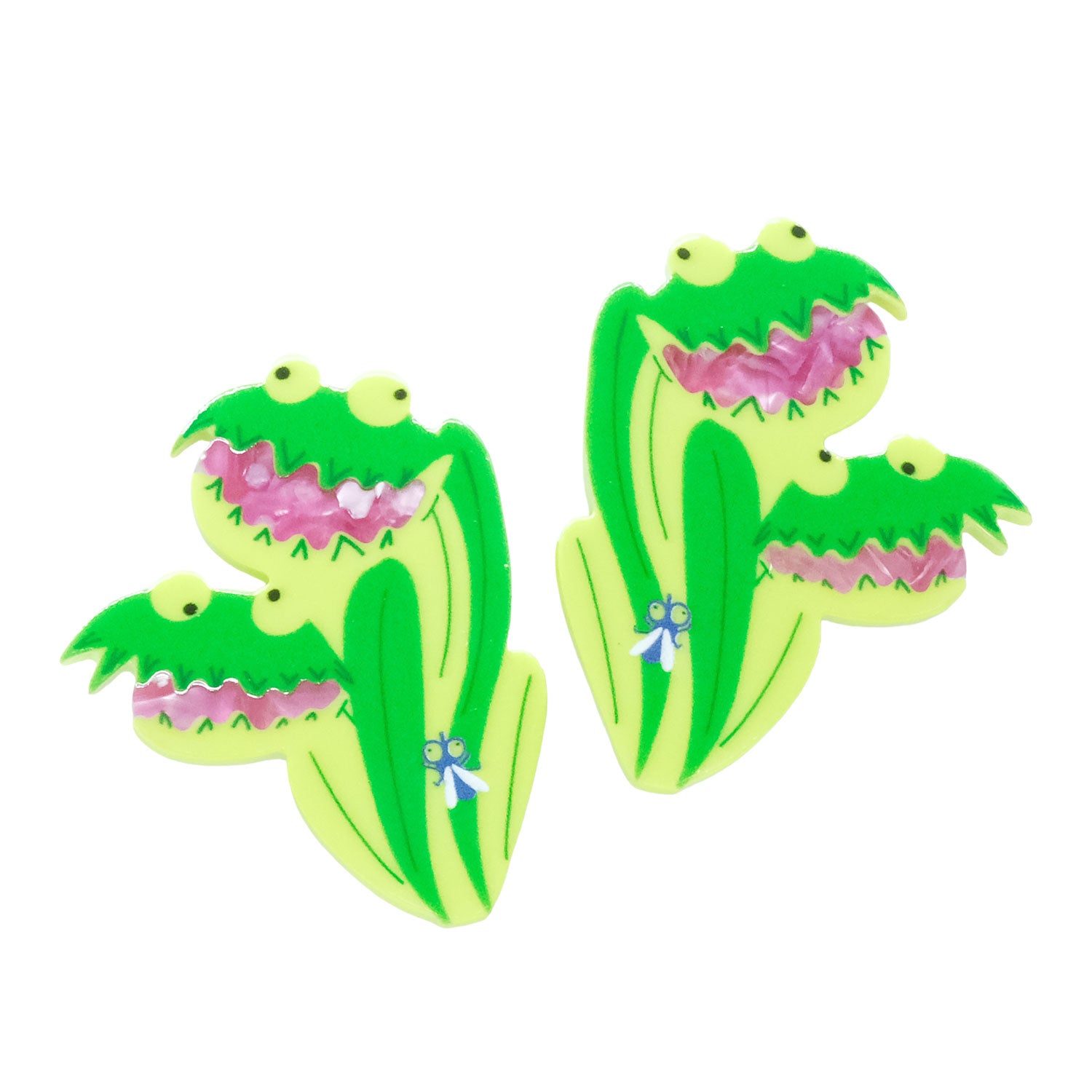 Venus Fly Trap Hair Slide Clips