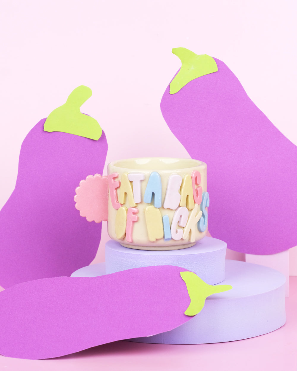 Eat a bag of dicks - Teacup mug